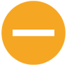 SeaDrive Status Icon Keine Durchfahrt orange